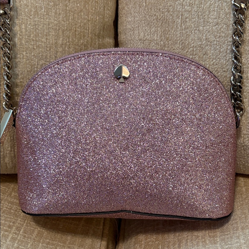 Kate Spade Sparkling Pink Crossbody Bag - Picture 2 of 12